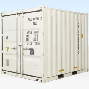 Container da 10x8 piedi one-trip (bianco)