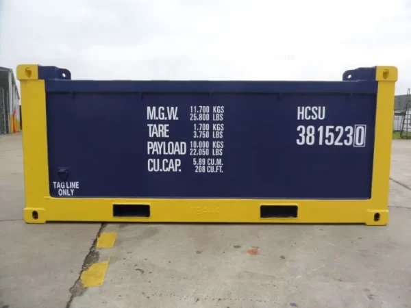 Container Open Top a Mezza Altezza 10 Piedi Certificato DNV 2.7-1 - immagine 2