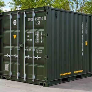 Container da 10x8 piedi one-trip (verde)