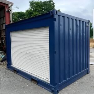 Container di stoccaggio da 10 piedi con porta a saracinesca