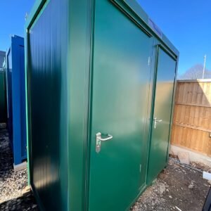 Bagno doppio allacciato alla rete 1+1, 2,44 x 1,52 m (verde)