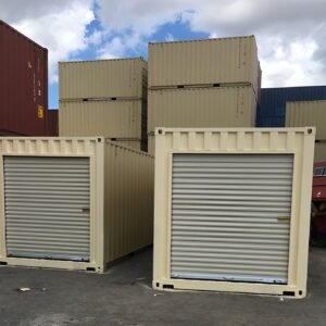 Container di stoccaggio da 16 piedi con porta a saracinesca