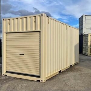Container High Cube da 20 piedi con porta a saracinesca - altezza maggiorata