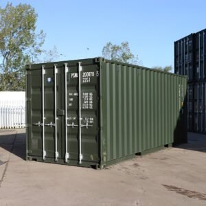 Container da 20 piedi one-trip (verde scuro)