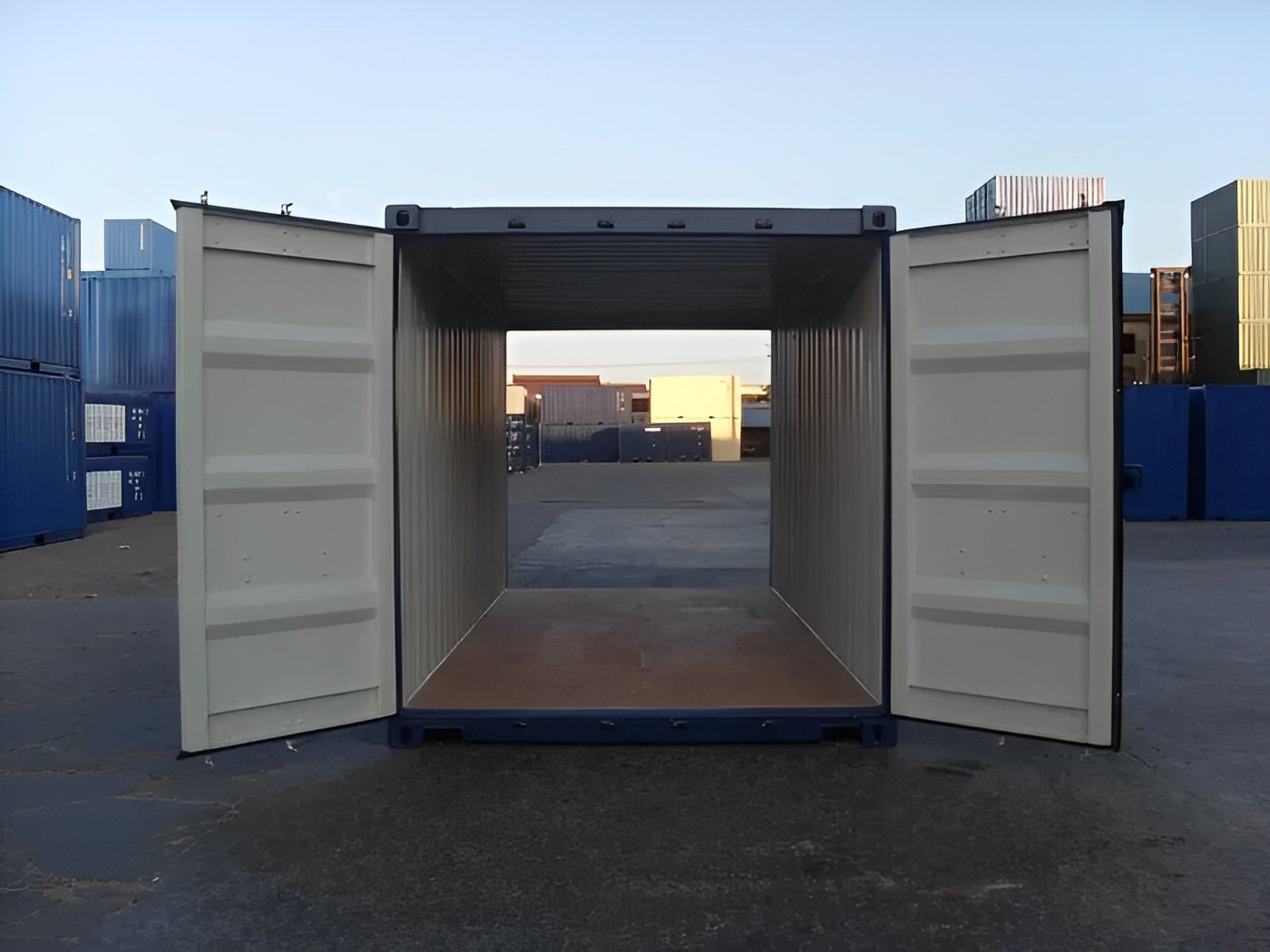 Container tunnel one-trip 20x8 piedi a doppia porta terminale