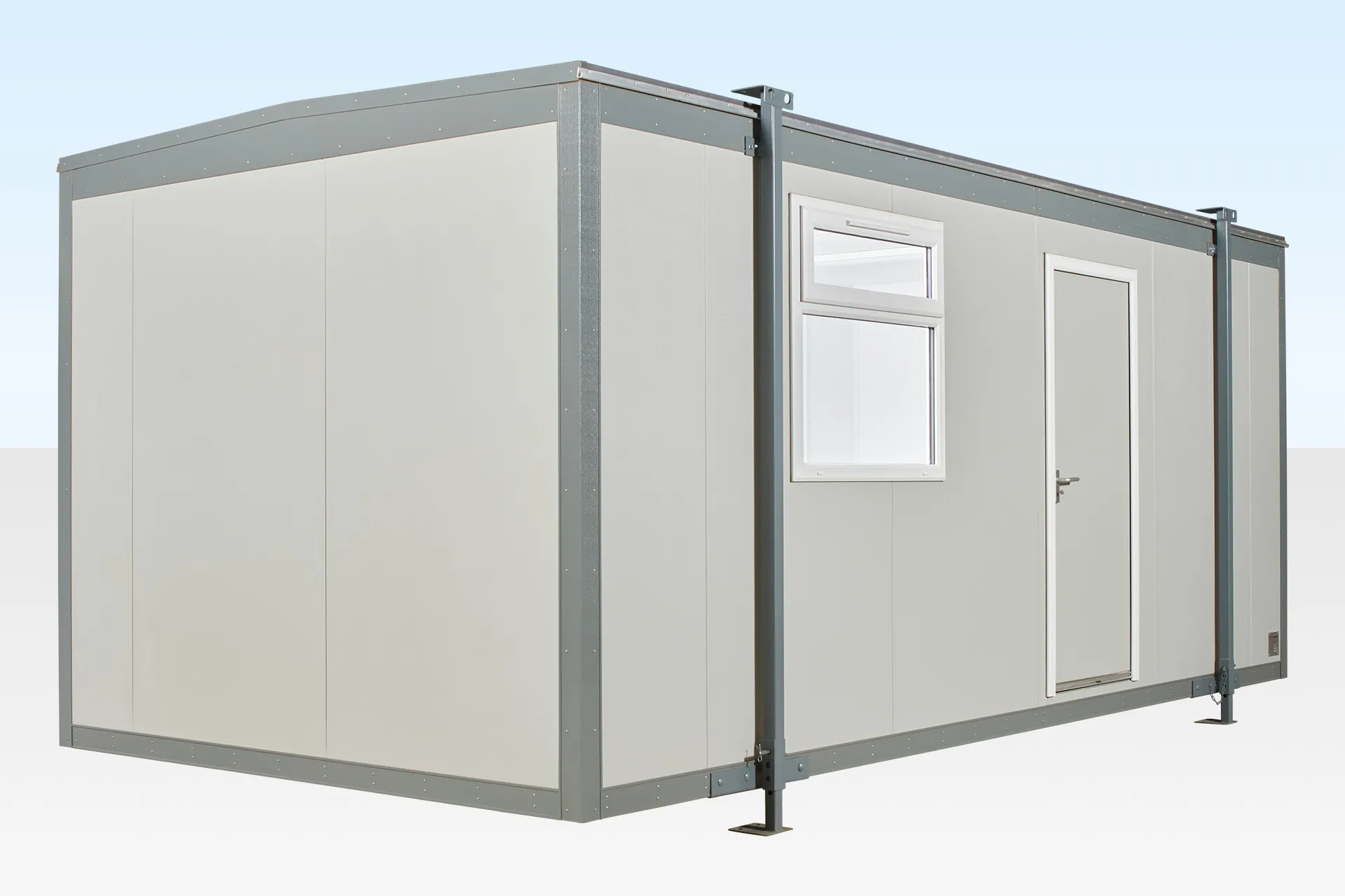 Monoblocco ufficio/mensa prefabbricato 6,1 x 3 m - Padova Container Service