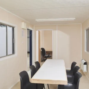 Cabina modulare in acciaio per mensa o asciugatura, 20x8 piedi