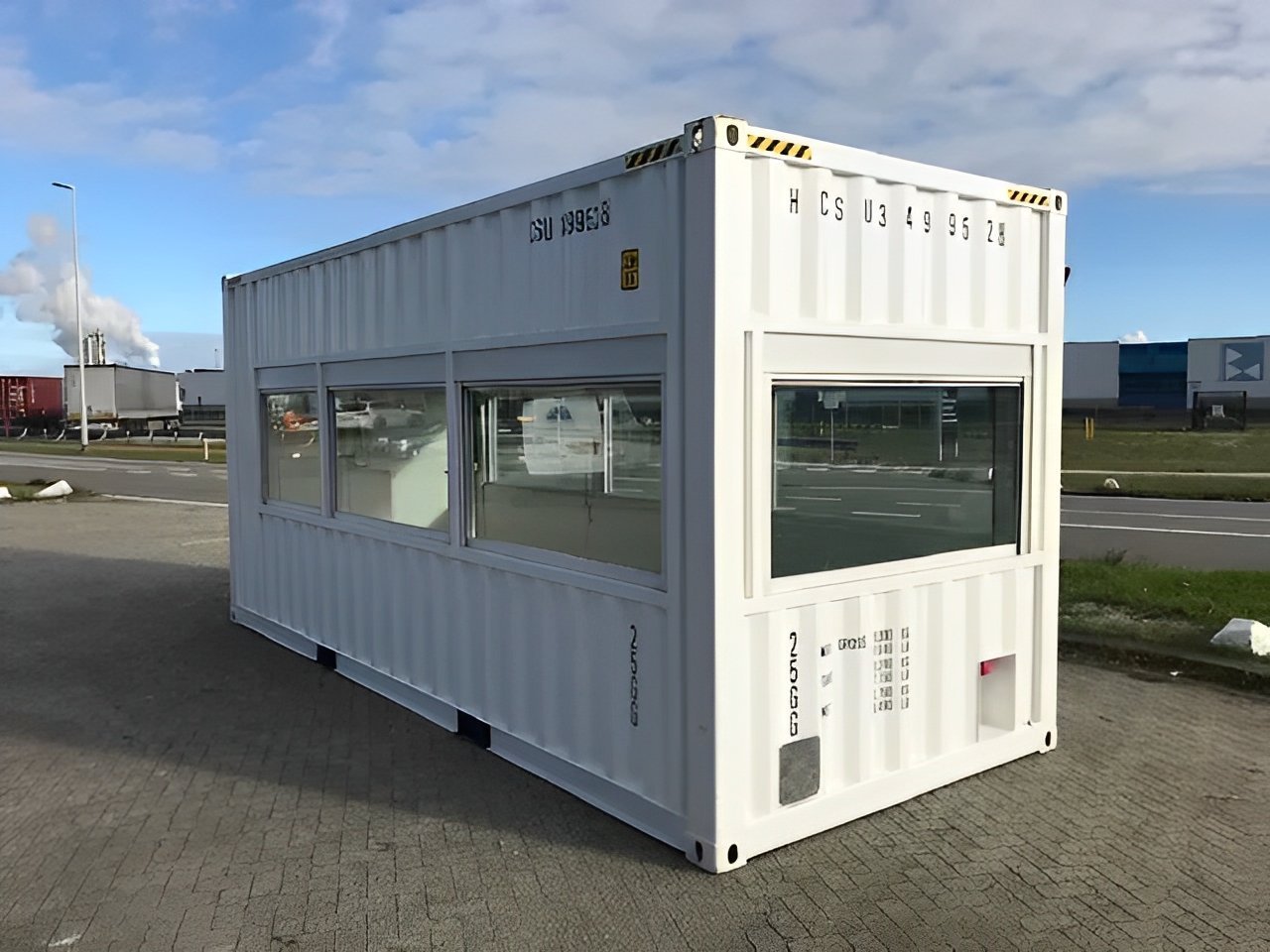 Container osservazione High Cube da 20 piedi con vetrate fisse