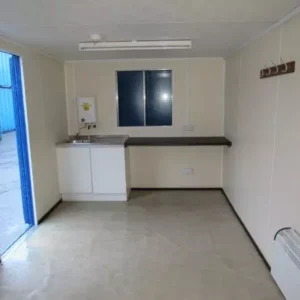 Cabina mensa mobile per cantieri itineranti, misura 20x7,6 piedi