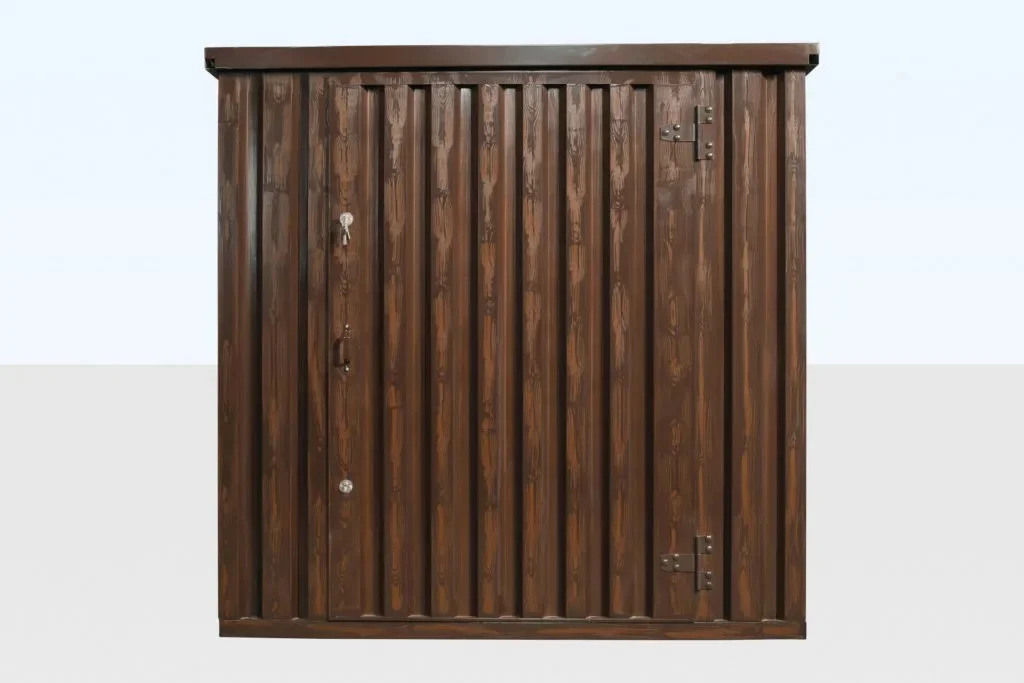 Container di Stoccaggio Flat Pack Effetto Legno 2x2,1 m - immagine 2