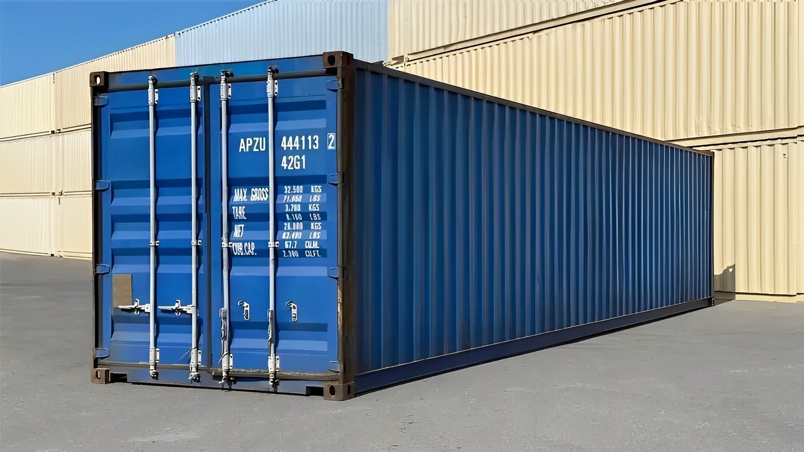 Container usato standard 40x8 piedi