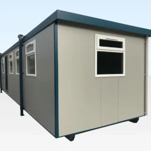 Monoblocco ufficio prefabbricato 12,2 x 3 m - Padova Container Service