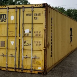 Container 40 Piedi High Cube Stagno all'Acqua e al Vento