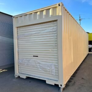 Container da 40x8 piedi con porta a saracinesca