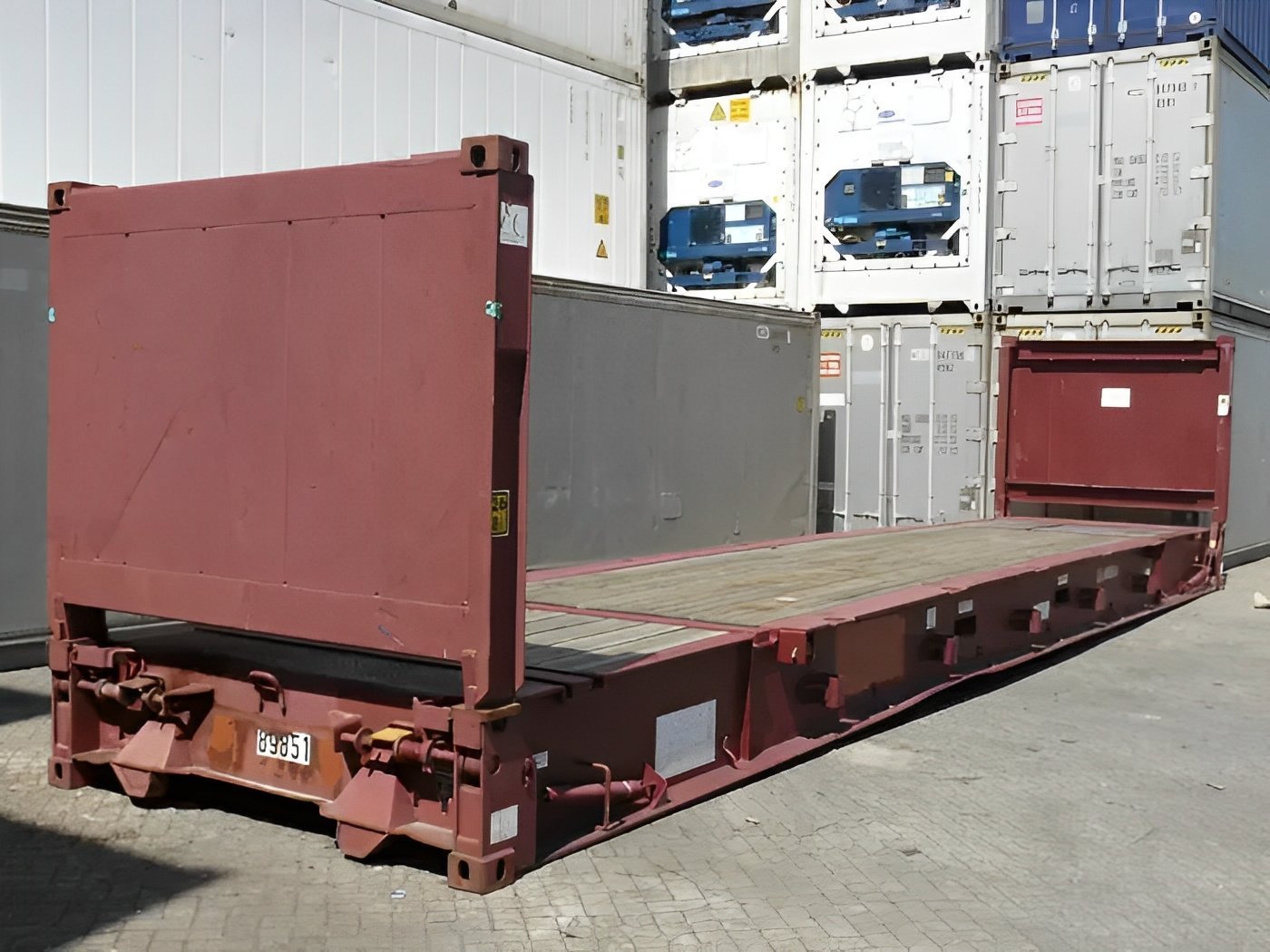 Container usato flat rack 40x8 piedi