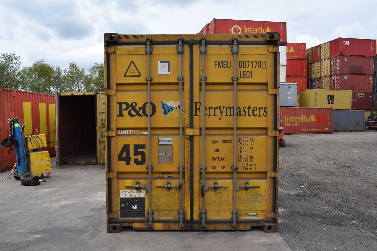 Container 45 Piedi High Cube Stagno e Idoneo al Trasporto Merci - immagine 2