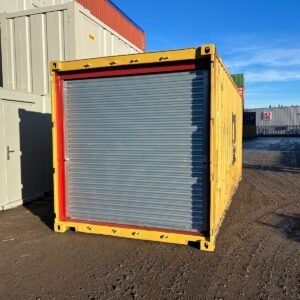 Container da 20 piedi con porta a saracinesca in vendita