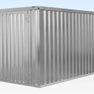 Deposito container pieghevole 4m x 2,1m - zincato