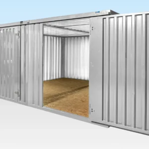Bundle di container pieghevoli collegati lateralmente 4m x 4,2m (zincato)