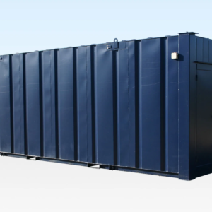 Cabina bagno in acciaio 5+1 da 24x9 piedi con cabina WC accessibile