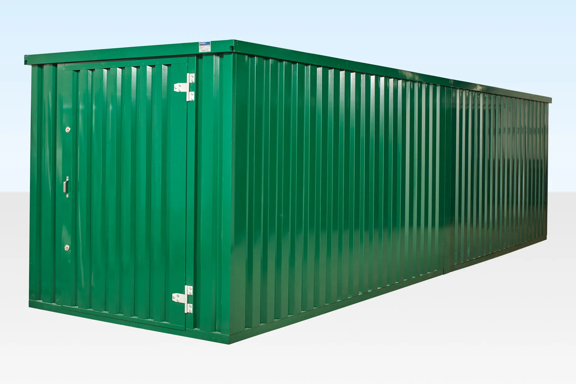 Bundle di container pieghevoli collegati testa a testa 6m x 2,1m (verniciato a polvere)