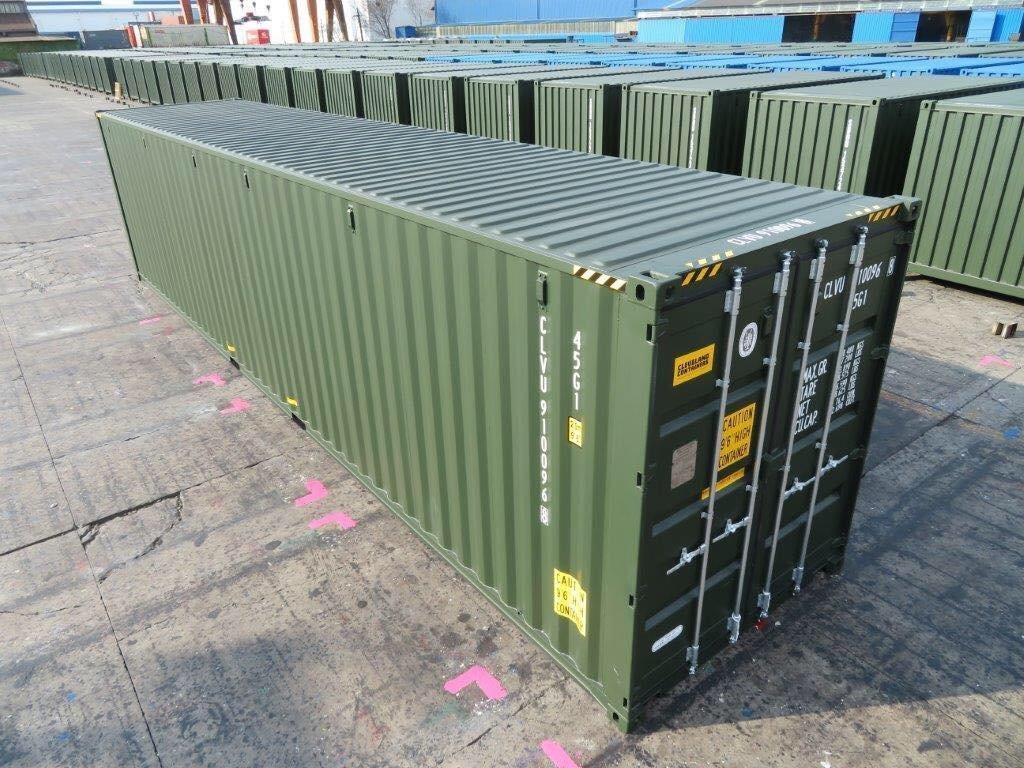 Container da 40 piedi pronti per la spedizione