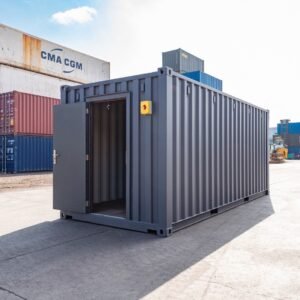 Container standard migliorato da 20 piedi - finitura grigia