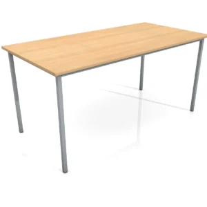 Tavolo robusto 1500x750x727mm per ufficio o sala riunioni da cantiere