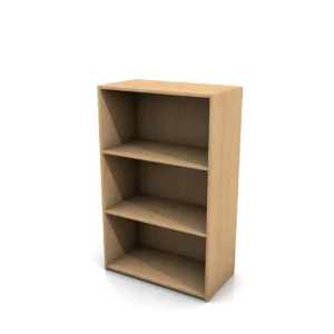 Libreria in legno per archiviazione documenti in ufficio da cantiere, 1500x300x727mm