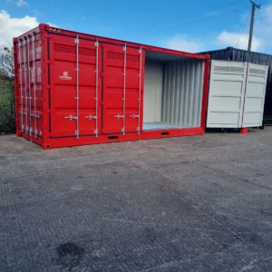 Container con bacino di contenimento per merci pericolose da 20 piedi