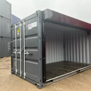Container con apertura laterale a saracinesca elettrificata
