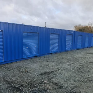 Container da 40 piedi come box self-storage - isolati, rivestiti in compensato, premium