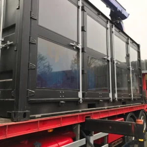 Container da 20 piedi con finestre in vetro