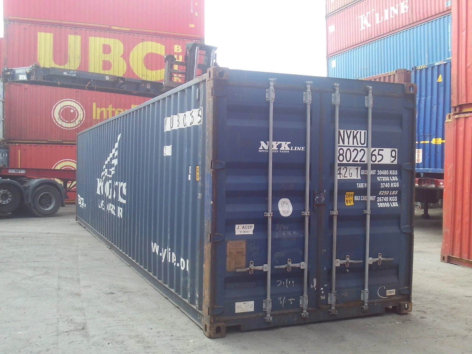 Container standard da 40 piedi per spedizione/stoccaggio