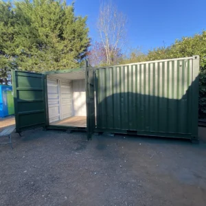 Container di stoccaggio da 20 piedi con apertura laterale - consegna in tutta Italia