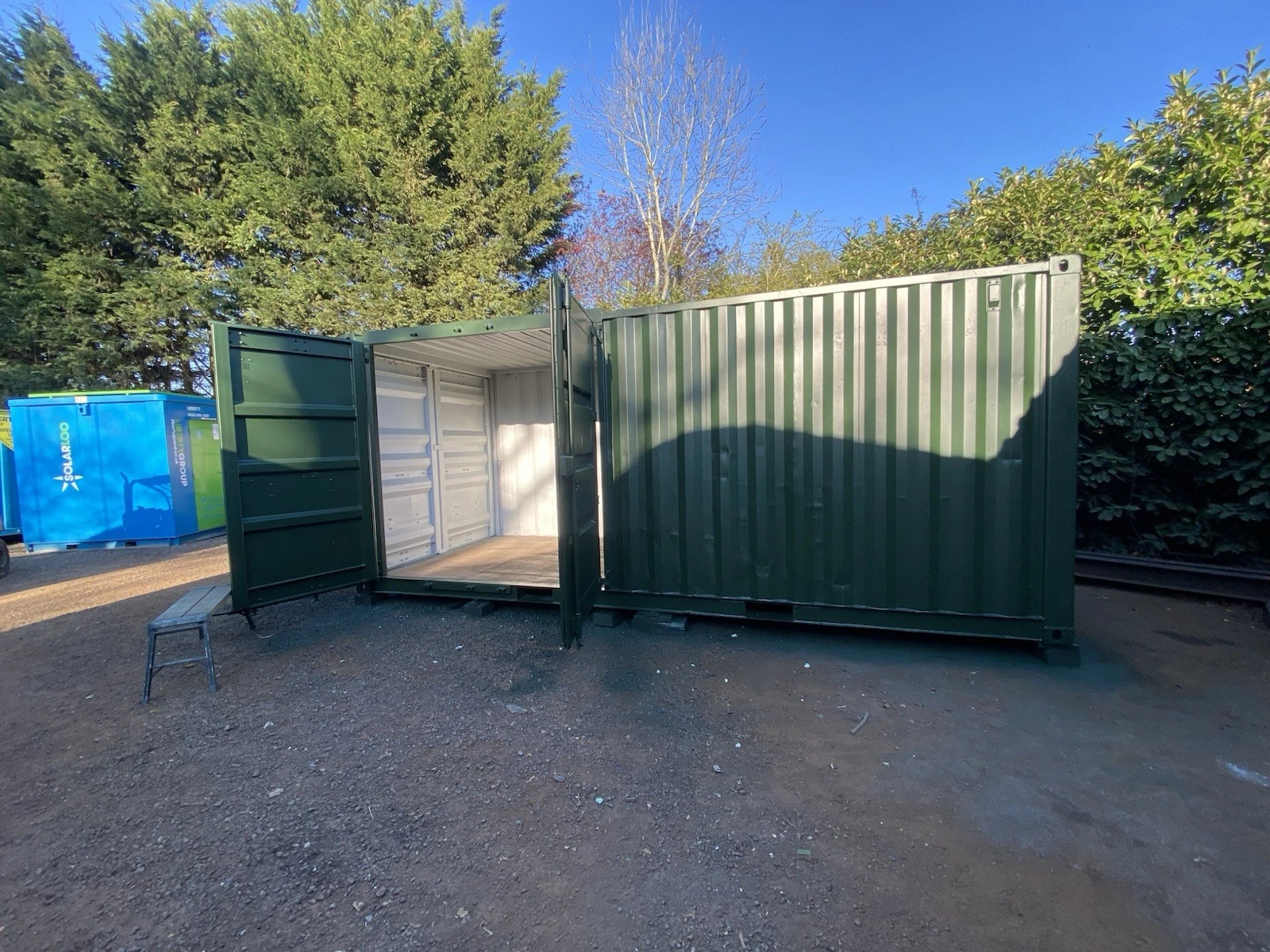 Container di stoccaggio da 20 piedi con apertura laterale - consegna in tutta Italia