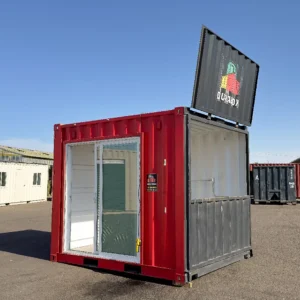 Stand gastronomico in container da 10 piedi