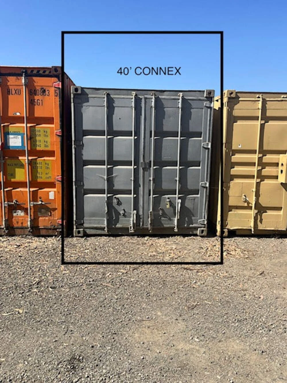 Container cargo a doppia porta 40' x 8' x 8'6
