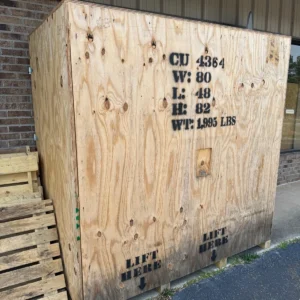 Cassa da spedizione in legno robusta 80x48x82 pollici
