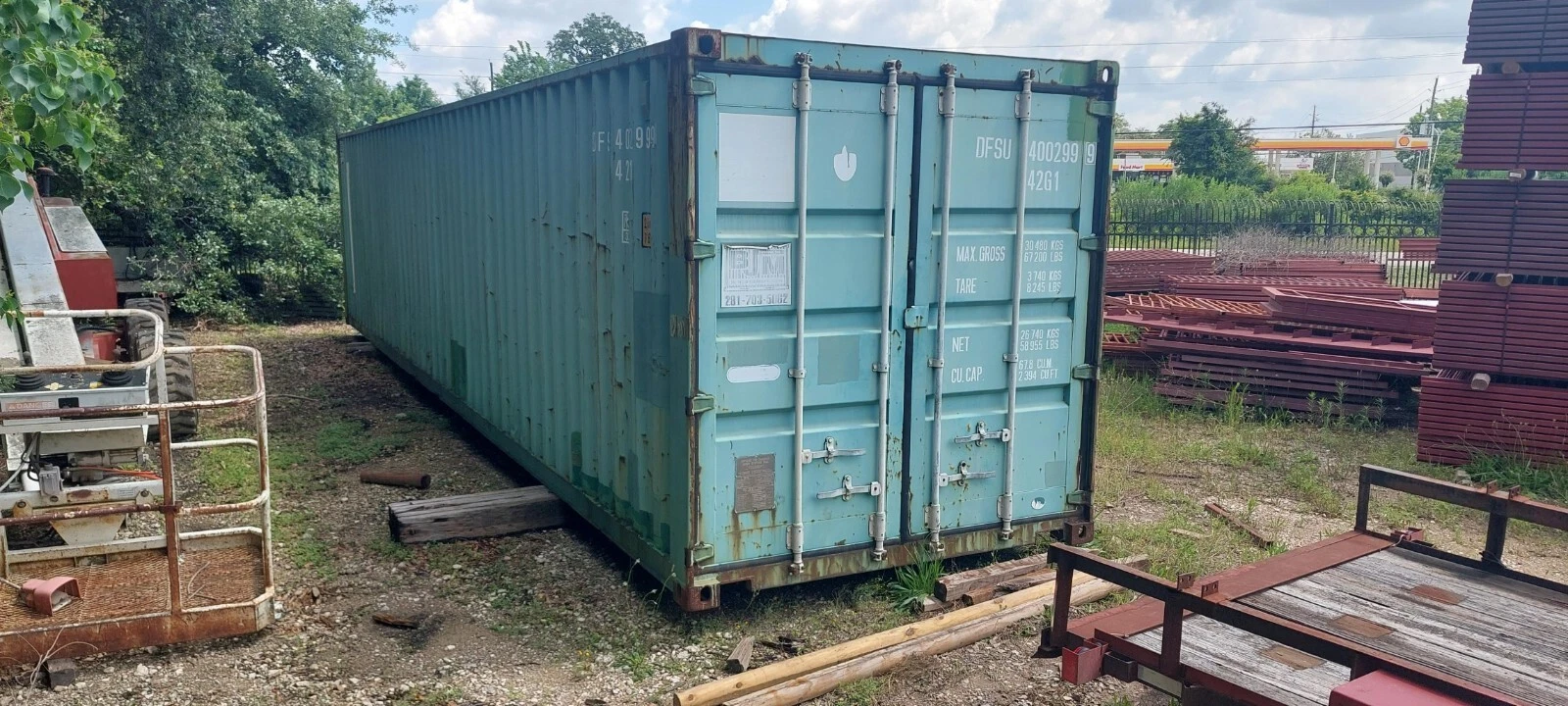 Container a tenuta stagna da 40 piedi - spazio extra per lo stoccaggio